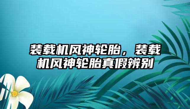 裝載機風神輪胎，裝載機風神輪胎真假辨別