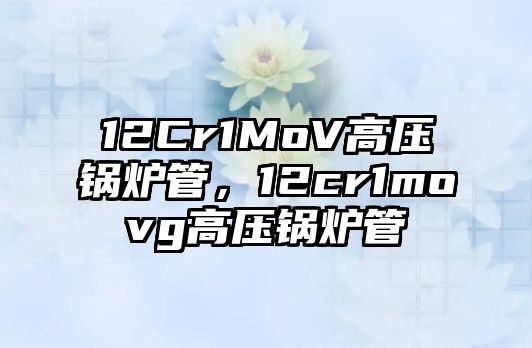 12Cr1MoV高壓鍋爐管，12cr1movg高壓鍋爐管