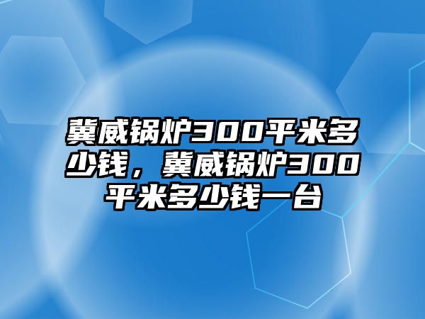 冀威鍋爐300平米多少錢，冀威鍋爐300平米多少錢一臺