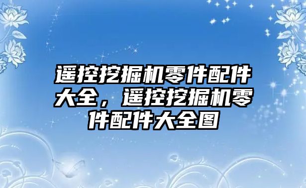 遙控挖掘機零件配件大全，遙控挖掘機零件配件大全圖