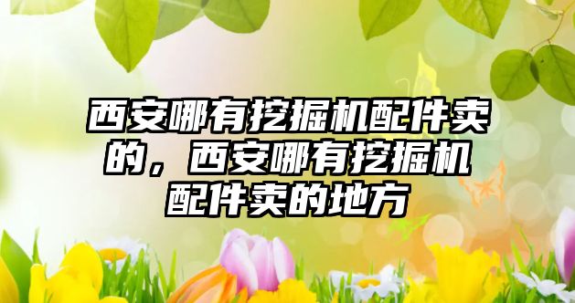 西安哪有挖掘機配件賣的，西安哪有挖掘機配件賣的地方