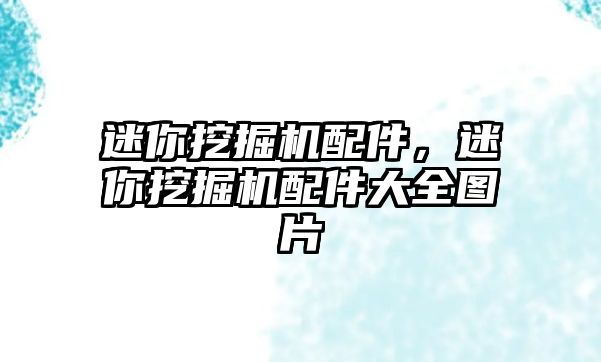 迷你挖掘機配件，迷你挖掘機配件大全圖片