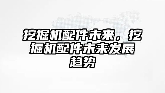 挖掘機(jī)配件未來，挖掘機(jī)配件未來發(fā)展趨勢