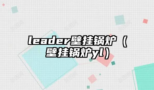 leader壁掛鍋爐（壁掛鍋爐yl）