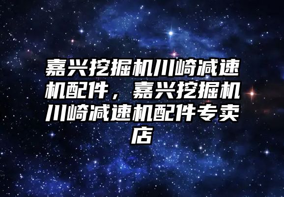 嘉興挖掘機川崎減速機配件，嘉興挖掘機川崎減速機配件專賣店