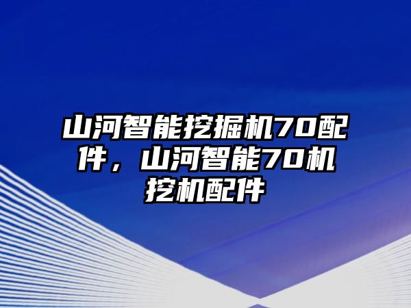 山河智能挖掘機70配件，山河智能70機挖機配件