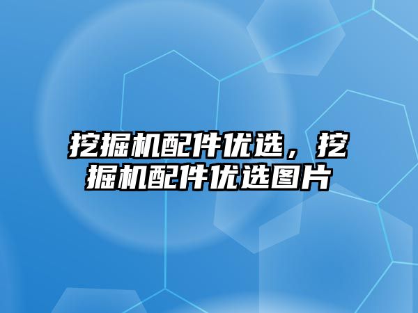 挖掘機配件優選，挖掘機配件優選圖片