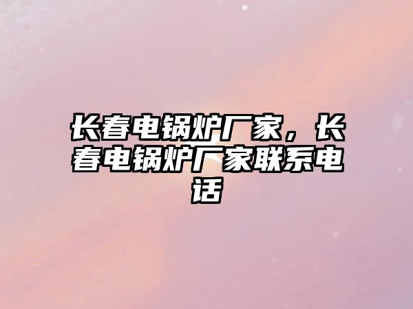 長春電鍋爐廠家，長春電鍋爐廠家聯系電話