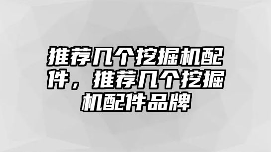 推薦幾個(gè)挖掘機(jī)配件，推薦幾個(gè)挖掘機(jī)配件品牌