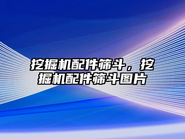 挖掘機(jī)配件篩斗，挖掘機(jī)配件篩斗圖片