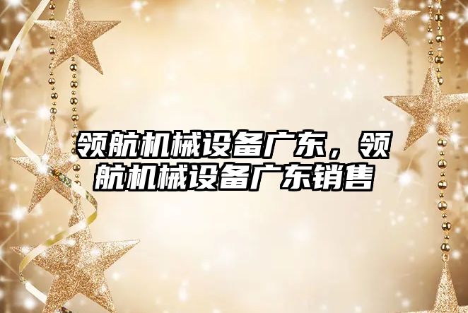 領航機械設備廣東，領航機械設備廣東銷售