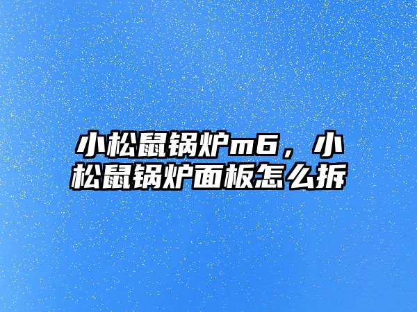 小松鼠鍋爐m6，小松鼠鍋爐面板怎么拆