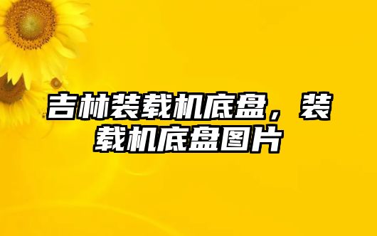 吉林裝載機底盤，裝載機底盤圖片