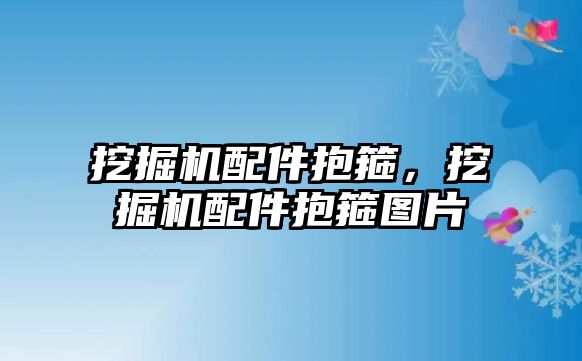 挖掘機配件抱箍，挖掘機配件抱箍圖片