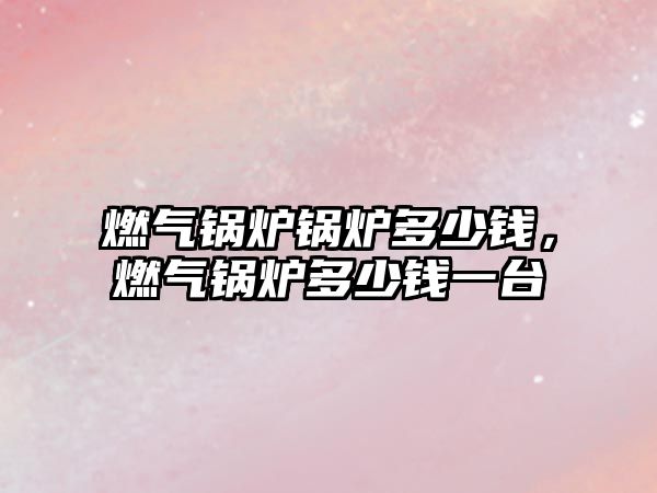 燃氣鍋爐鍋爐多少錢，燃氣鍋爐多少錢一臺