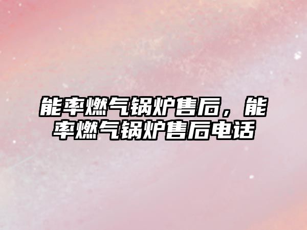 能率燃氣鍋爐售后，能率燃氣鍋爐售后電話