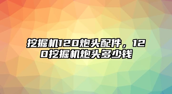 挖掘機120炮頭配件，120挖掘機炮頭多少錢