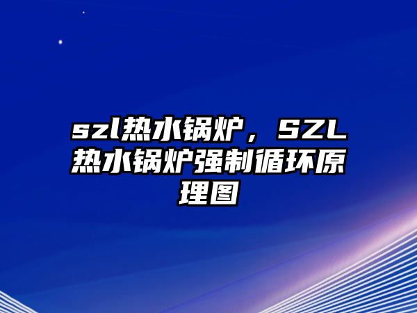 szl熱水鍋爐，SZL熱水鍋爐強制循環原理圖