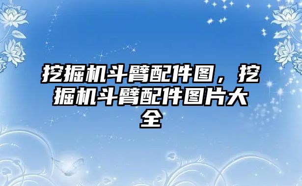 挖掘機斗臂配件圖，挖掘機斗臂配件圖片大全