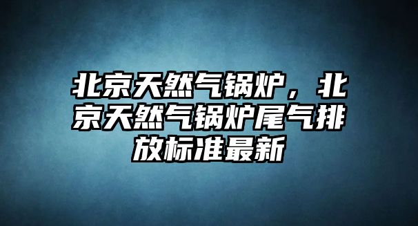 北京天然氣鍋爐，北京天然氣鍋爐尾氣排放標準最新