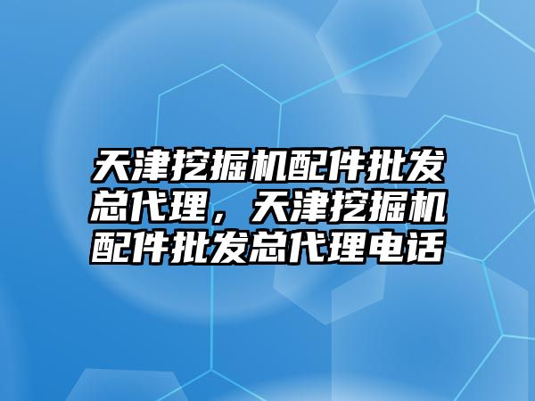 天津挖掘機配件批發總代理，天津挖掘機配件批發總代理電話