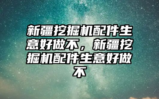 新疆挖掘機配件生意好做不，新疆挖掘機配件生意好做不