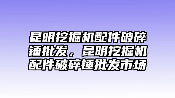 昆明挖掘機(jī)配件破碎錘批發(fā)，昆明挖掘機(jī)配件破碎錘批發(fā)市場(chǎng)