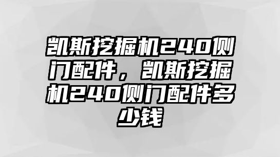 凱斯挖掘機240側門配件，凱斯挖掘機240側門配件多少錢