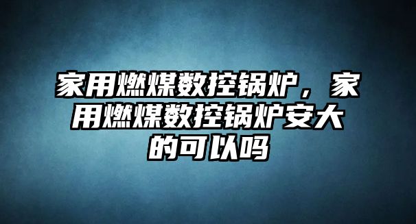 家用燃煤數控鍋爐，家用燃煤數控鍋爐安大的可以嗎