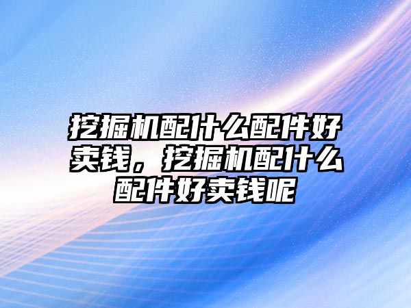 挖掘機配什么配件好賣錢，挖掘機配什么配件好賣錢呢