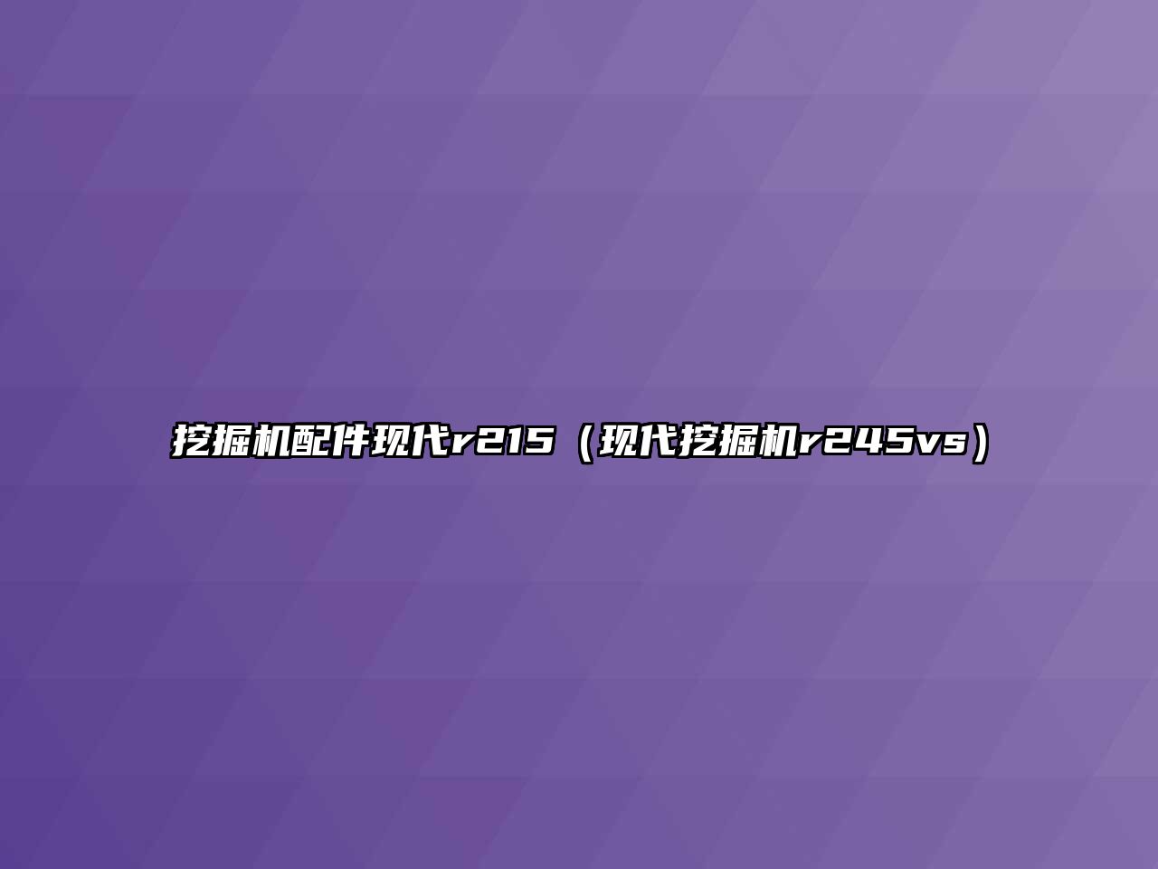 挖掘機配件現代r215（現代挖掘機r245vs）