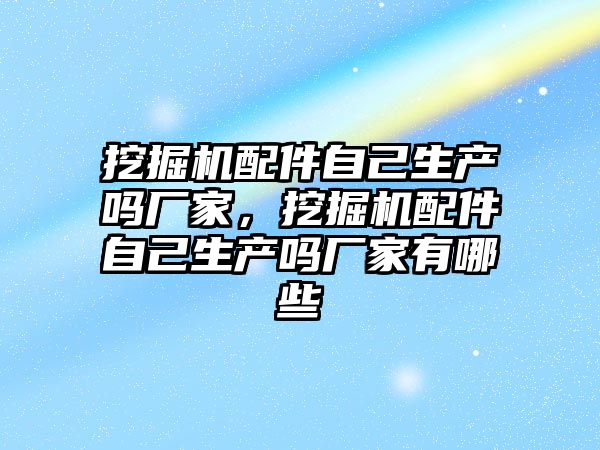 挖掘機配件自己生產嗎廠家，挖掘機配件自己生產嗎廠家有哪些