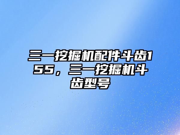 三一挖掘機配件斗齒155，三一挖掘機斗齒型號