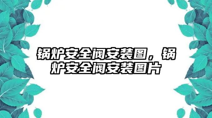 鍋爐安全閥安裝圖，鍋爐安全閥安裝圖片