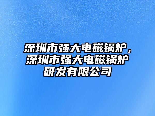 深圳市強大電磁鍋爐，深圳市強大電磁鍋爐研發(fā)有限公司