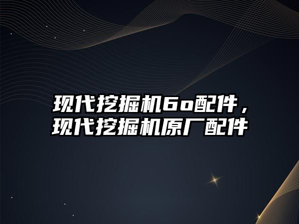 現代挖掘機6o配件，現代挖掘機原廠配件