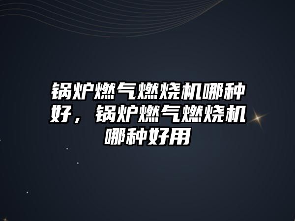 鍋爐燃氣燃燒機哪種好，鍋爐燃氣燃燒機哪種好用