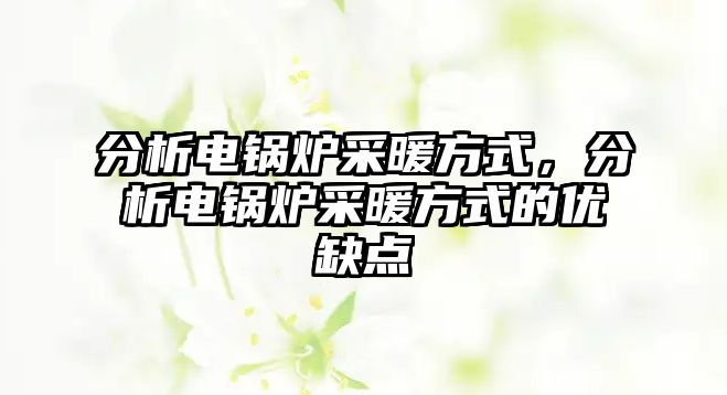 分析電鍋爐采暖方式，分析電鍋爐采暖方式的優缺點