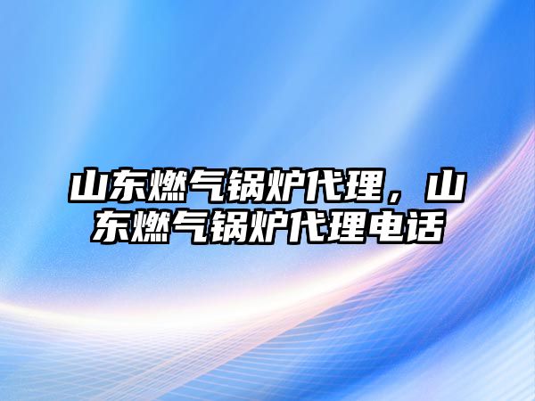 山東燃氣鍋爐代理，山東燃氣鍋爐代理電話