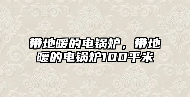 帶地暖的電鍋爐，帶地暖的電鍋爐100平米