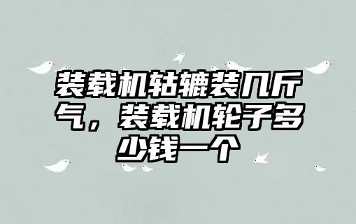 裝載機轱轆裝幾斤氣，裝載機輪子多少錢一個