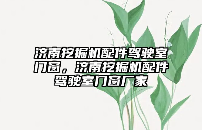 濟南挖掘機配件駕駛室門窗，濟南挖掘機配件駕駛室門窗廠家