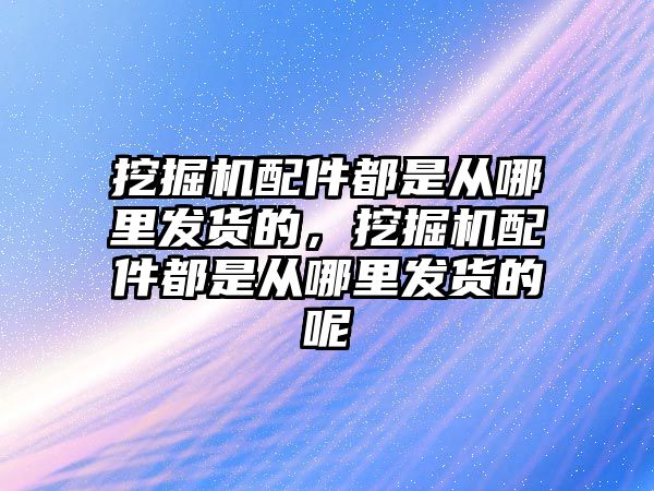 挖掘機配件都是從哪里發貨的，挖掘機配件都是從哪里發貨的呢