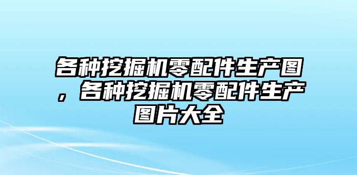 各種挖掘機零配件生產圖，各種挖掘機零配件生產圖片大全