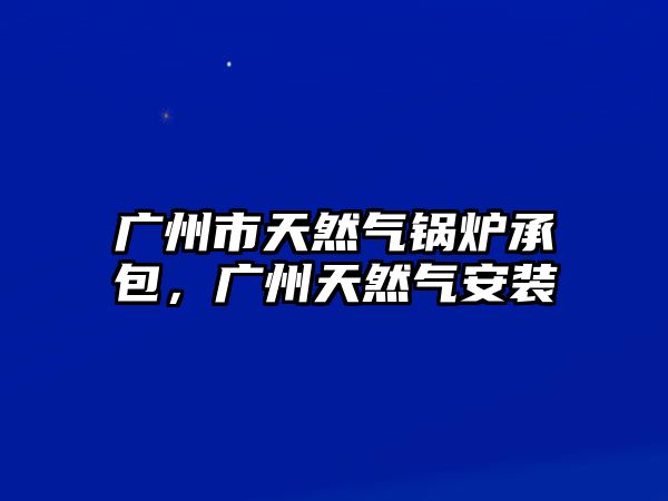 廣州市天然氣鍋爐承包，廣州天然氣安裝