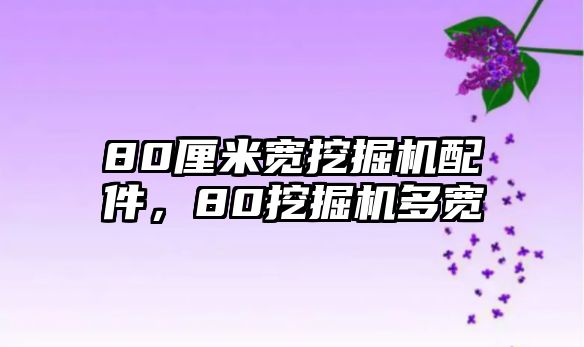 80厘米寬挖掘機(jī)配件，80挖掘機(jī)多寬