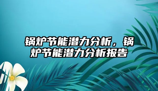 鍋爐節(jié)能潛力分析，鍋爐節(jié)能潛力分析報告