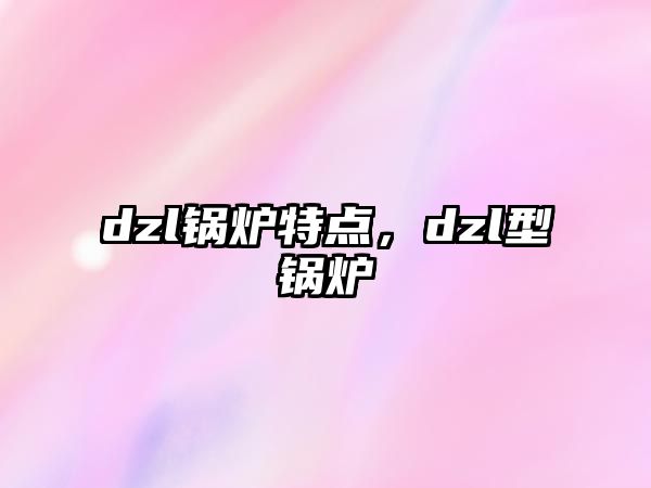 dzl鍋爐特點，dzl型鍋爐