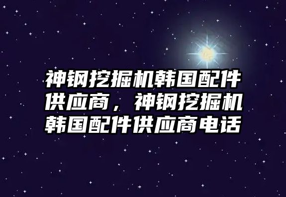 神鋼挖掘機韓國配件供應商，神鋼挖掘機韓國配件供應商電話