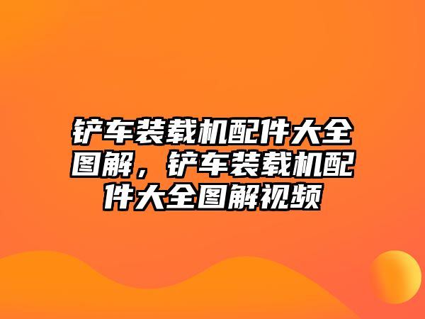 鏟車裝載機配件大全圖解，鏟車裝載機配件大全圖解視頻